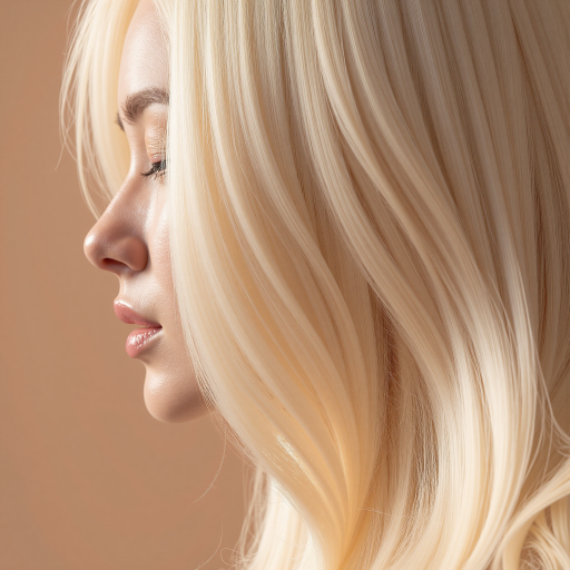 四十五岁左右女性头像,穿职业套装,长发,背景为暖色调,表情专业沉稳,体现制片人的丰富经验